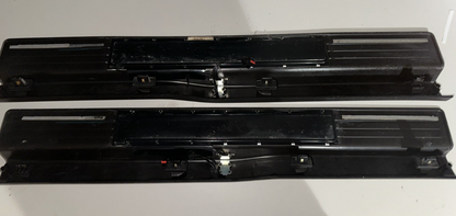 10-14 Ford Mustang Door Sill Trim Premium myColor Black RH LH Pair Set OEM