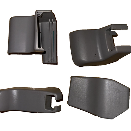 02-06 Toyota Camry Trim Panels Rear Seat Rail ALL 4 Cover Pair OEM Gray