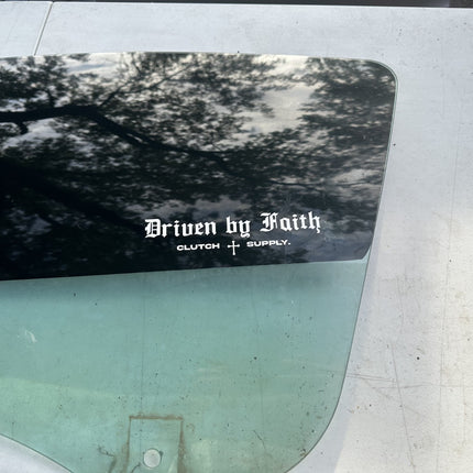 05-14 Ford Mustang Coupe Driver Side Left LH Door Window Glass OEM W/ Sticker