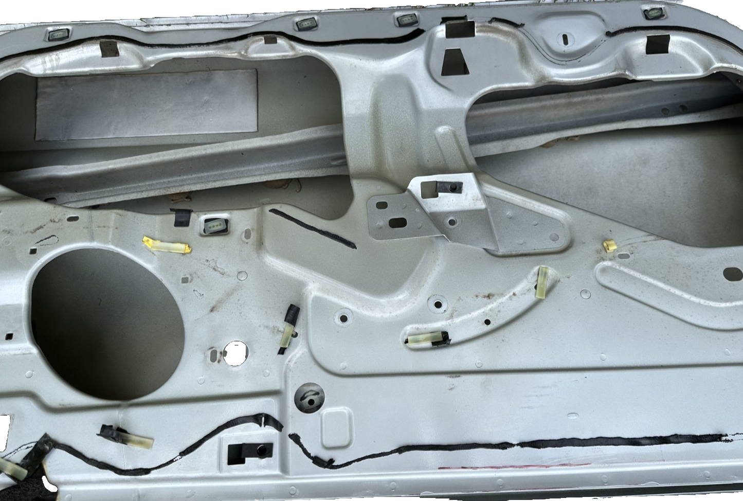 05-09 Ford Mustang Coupe Door Shell Silver Paint Code TL W/ Stripe OEM LH Driver