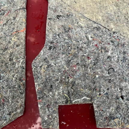 05-09 Ford Mustang Rear Window Lower Quarter Panel Sound Deadning Pair OEM