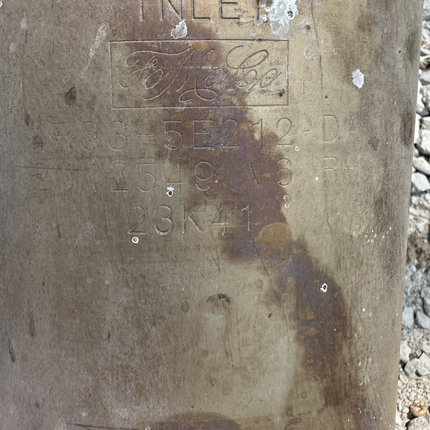 05-09 Ford Mustang V6 4.0L VIN N Single Exhaust Pipe OEM Catalytic Converters