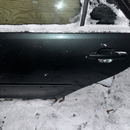 2002-2006 Toyota Camry Rear Left Driver Exterior Door Complete Dark Green OEM