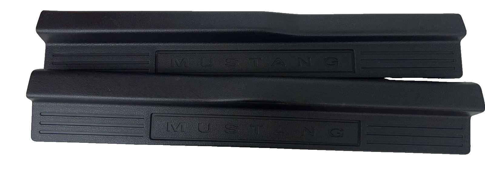 05-09 Ford Mustang Door Sill Trim Base Matte Black RH LH Pair Set OEM