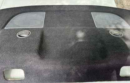 05-09 Ford Mustang Upper Trunk Rear Deck Carpet Black Speaker Trim Panel OEM