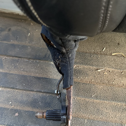 10-14 Ford Mustang Front Right RH Passenger Black Upper Seat Back Leather OEM