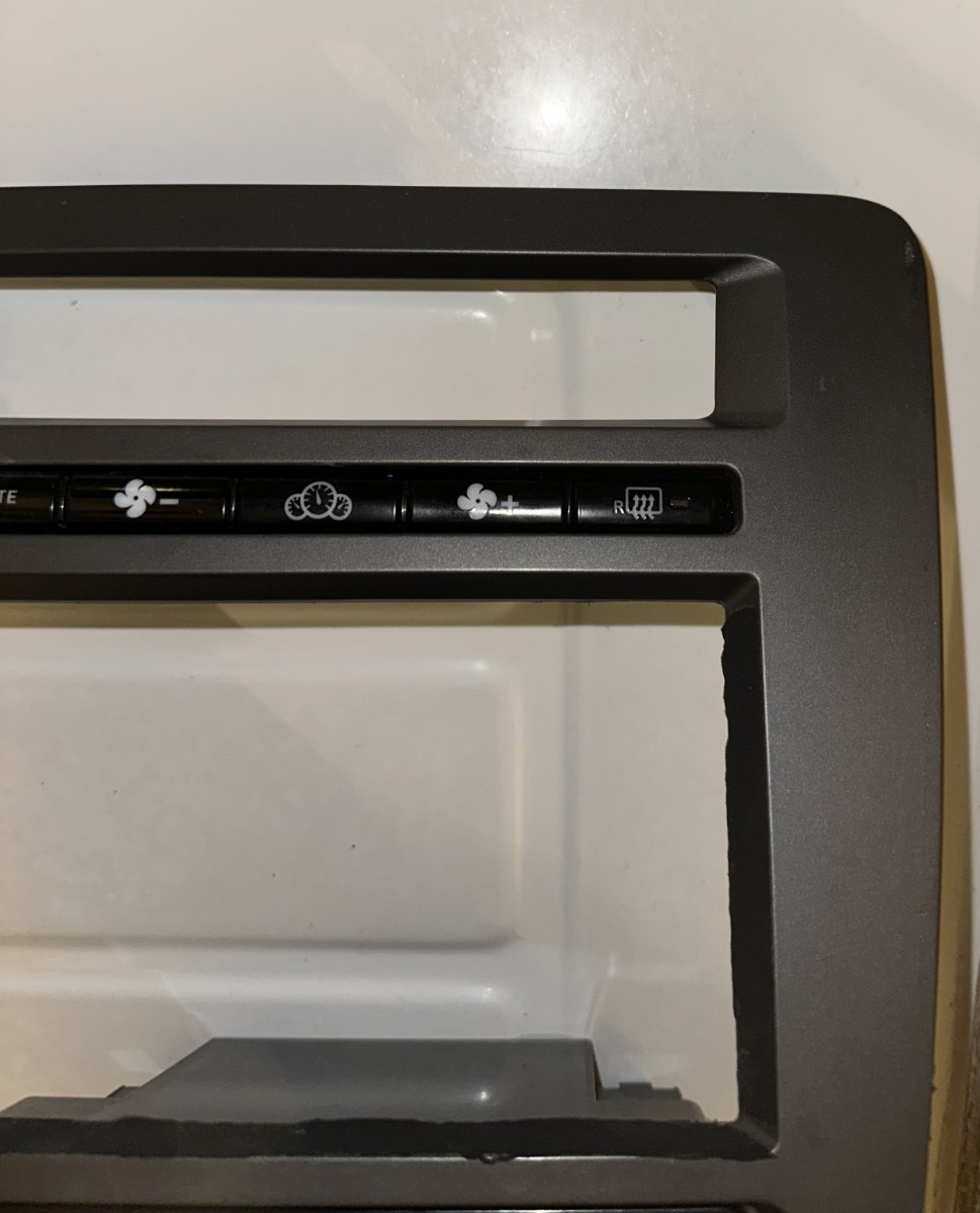 2010-2014 Ford Mustang iDatalink Radio Bezel Double Den W/ Climate Control OEM