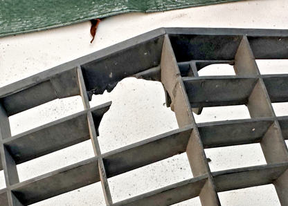 1969 OEM Ford Mustang Grille Black Original Ford W/ Bracket