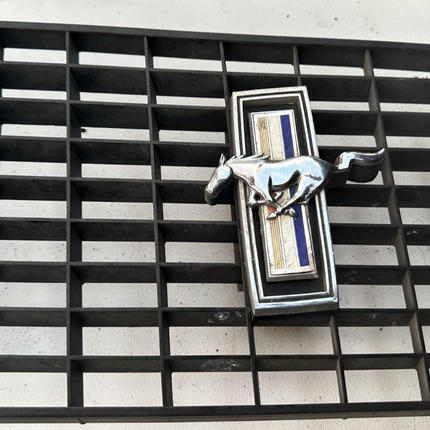 1969 OEM Ford Mustang Grille Black Original Ford W/ Bracket
