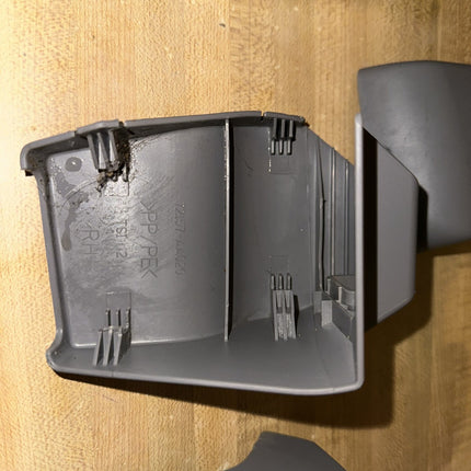 02-06 Toyota Camry Trim Panels Rear Seat Rail ALL 4 Cover Pair OEM Gray