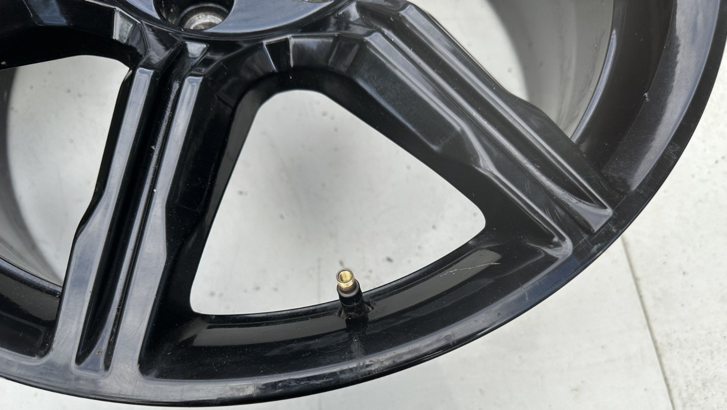 18-21 Ford Mustang Wheel Rim 19x8-1/2 Aluminum 7 Spoke Gloss Black OEM