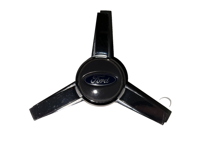 05-09 Ford Mustang 3-bar Spinner Wheel Chrome Center Cap Ford Logo OEM