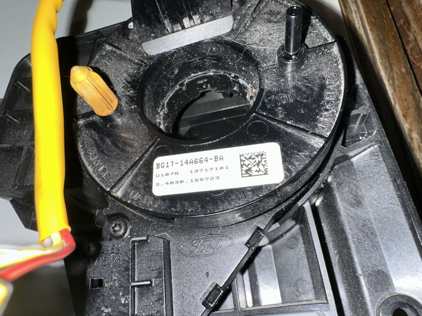 10-14 Ford Mustang Column Switch Clockspring With Turn Signal Stalk OEM