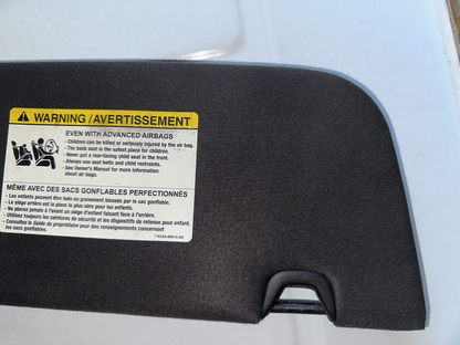 05-09 Ford Mustang Coupe Sun Visor RH LH Driver Passenger Side OEM Black Cloth