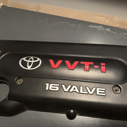 Toyota Camry 2AZ-FE Engine Cover Coil Cover OEM Black With Red Lettering