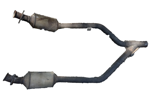05-09 Ford Mustang V6 4.0L VIN N Single Exhaust Pipe OEM Catalytic Converters