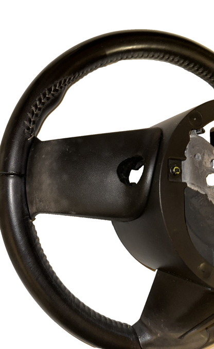 10-14 Ford Mustang Premium Leather Steering Wheel OEM W/ Switches And Wiring