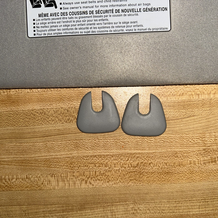 02-06 Toyota Camry Sun Visors Shades Covers Factory Gray OEM