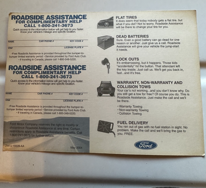 05-09 Ford Mustang Owner’s Manual OEM - From 2005 Mustang