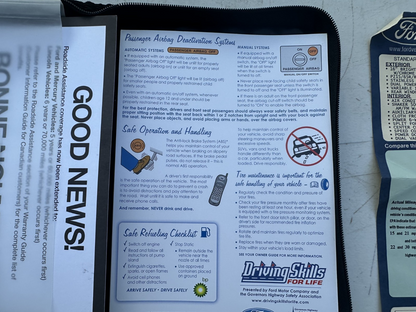 05-09 Ford Mustang Owner’s Manual With Book & Sticker OEM - From 2007 Mustang