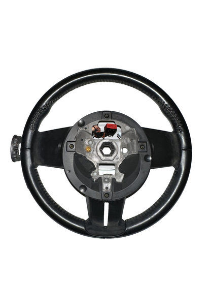 10-14 Ford Mustang Premium Leather Steering Wheel OEM W/ Switches And Wiring