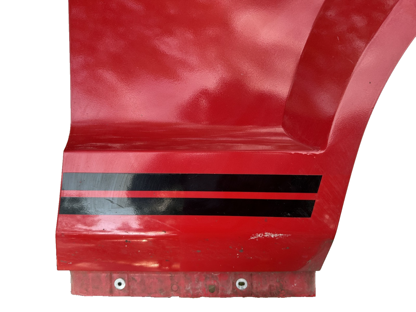 05-09 Ford Mustang Front Passenger Side Base Red Fender W/ Stripe