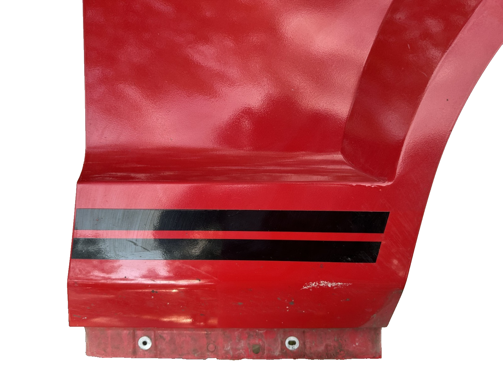 05-09 Ford Mustang Front Passenger Side Base Red Fender W/ Stripe