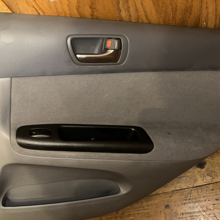 02-06 Toyota Camry Door Panel Light Gray RH Passenger Rear OEM