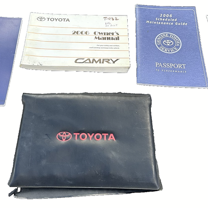 2006 Toyota Camry Owners Manual Guide Books Operators Guide OEM