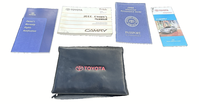 2006 Toyota Camry Owners Manual Guide Books Operators Guide OEM
