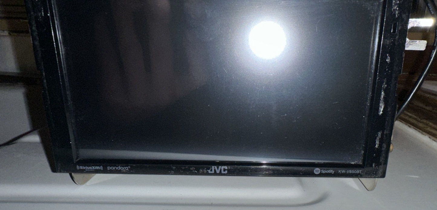 JVC KW-V850BT 6.8" Radio Touchscreen Monitor Receiver In Working Shape