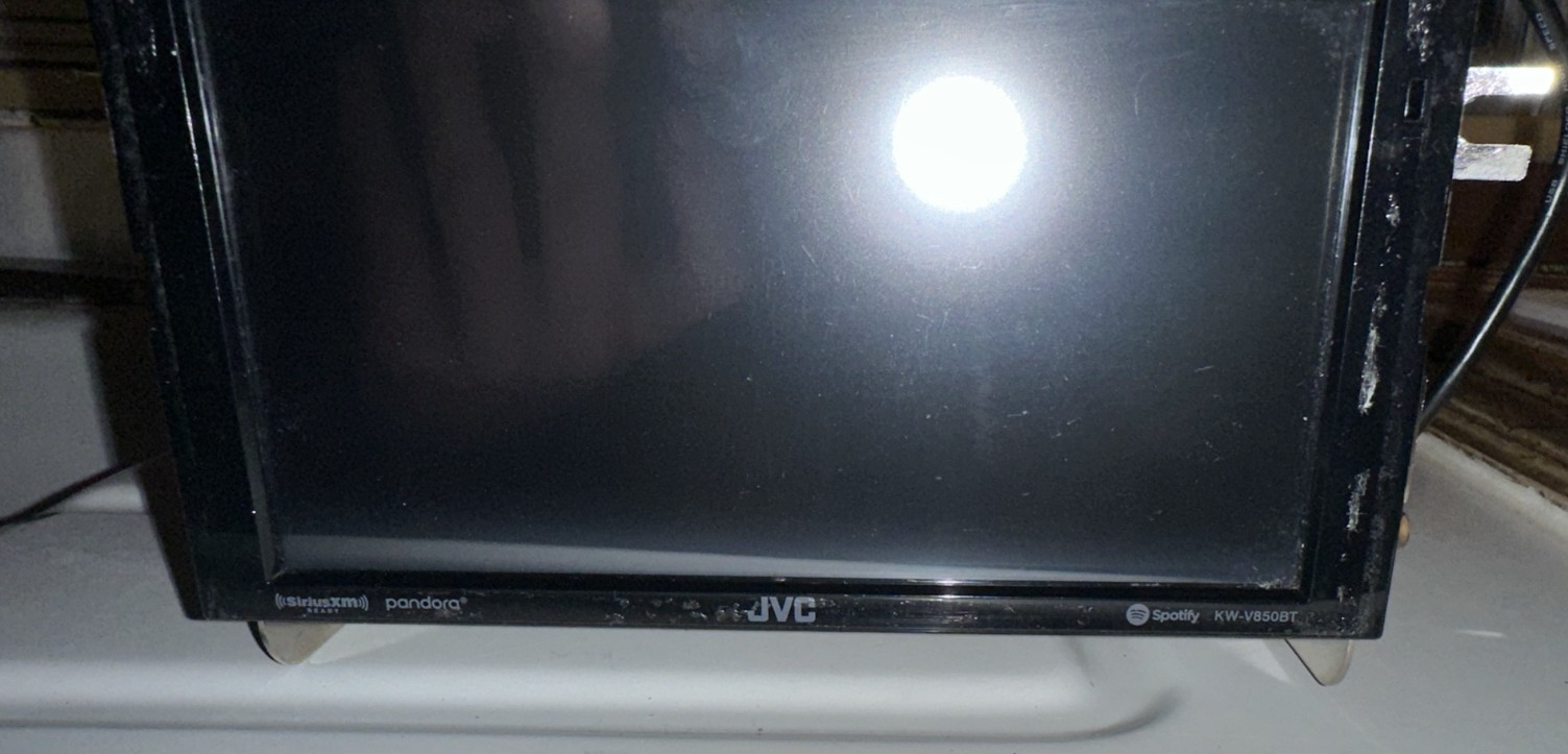 JVC KW-V850BT 6.8" Radio Touchscreen Monitor Receiver In Working Shape