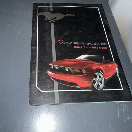 10-14 Ford Mustang Owner’s Manual With Book Guide OEM - From 2012 Mustang