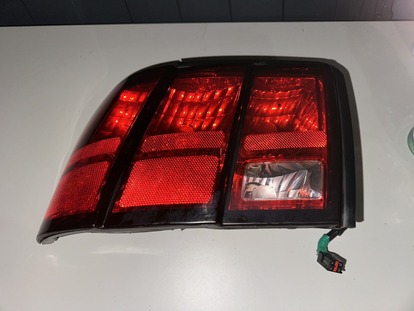 99-04 Ford Mustang Tail Lamps Tail Lights OEM With Bulbs And Wiring