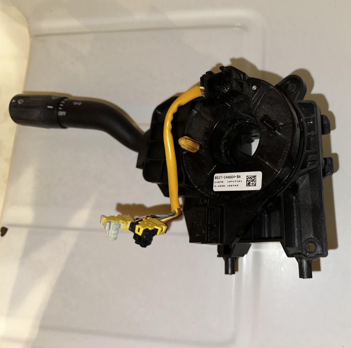 10-14 Ford Mustang Column Switch Clockspring With Turn Signal Stalk OEM