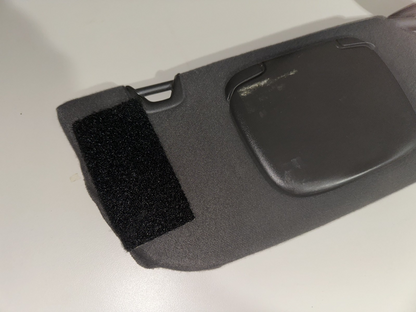 05-09 Ford Mustang Coupe Sun Visor Set Driver Passenger RH LH Black Pair OEM