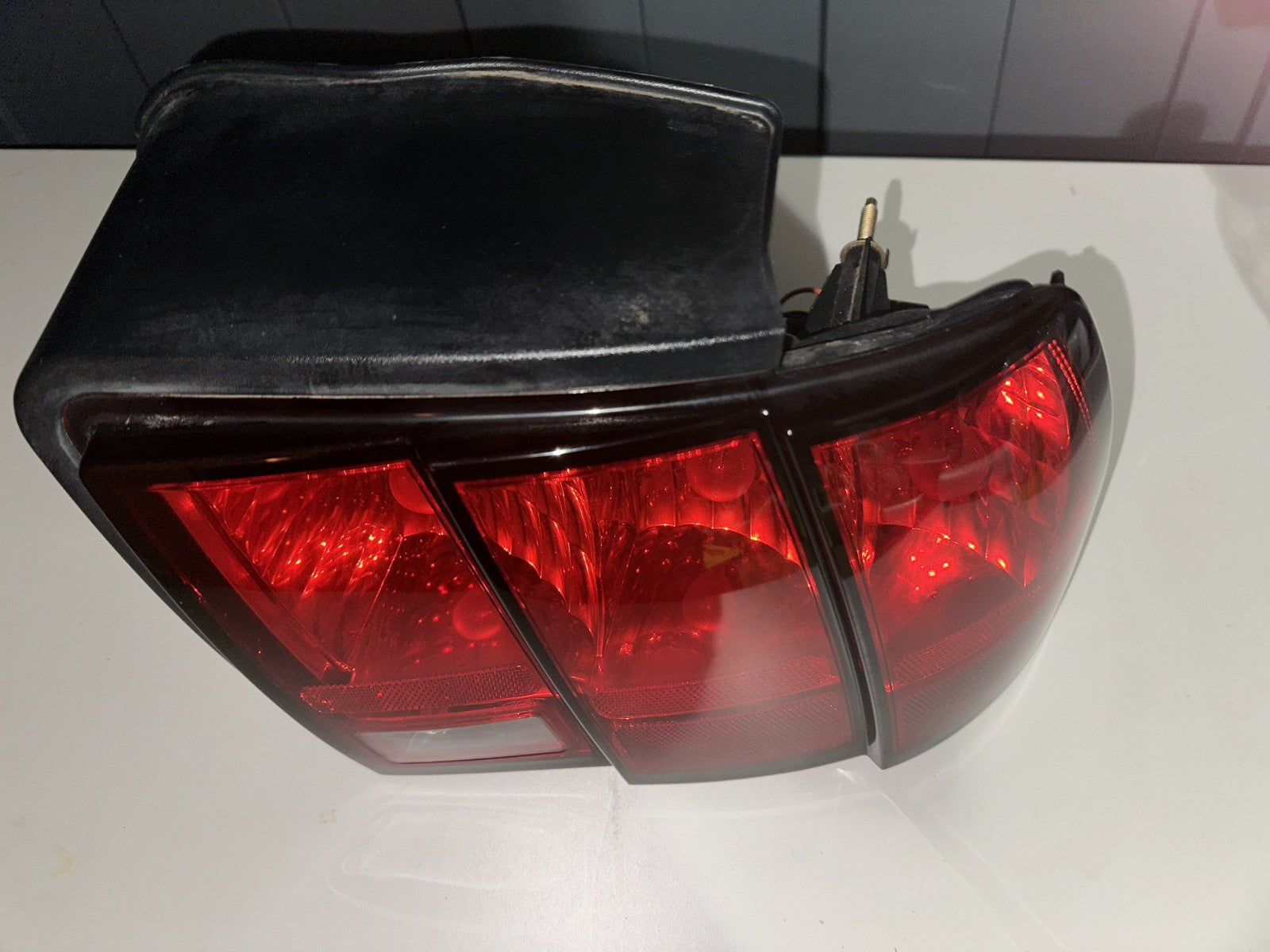 99-04 Ford Mustang Tail Lamps Tail Lights OEM With Bulbs And Wiring