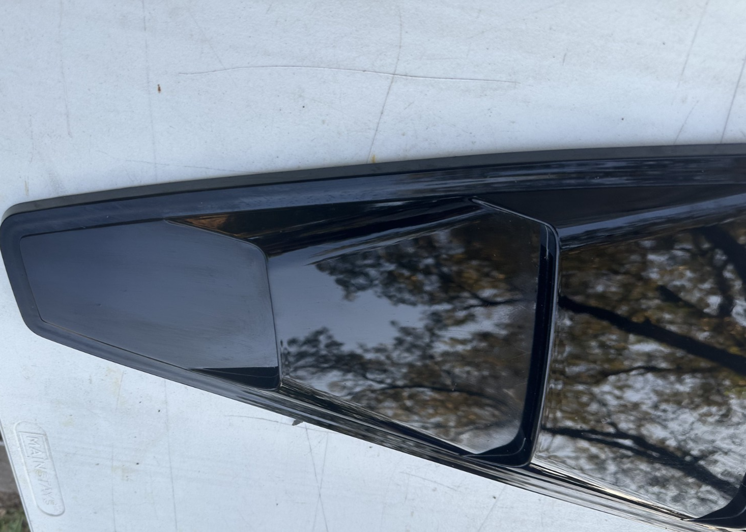 05-14 Ford Mustang SpeedForm Quarter Window Louvers Gloss Black Pair RH & LH