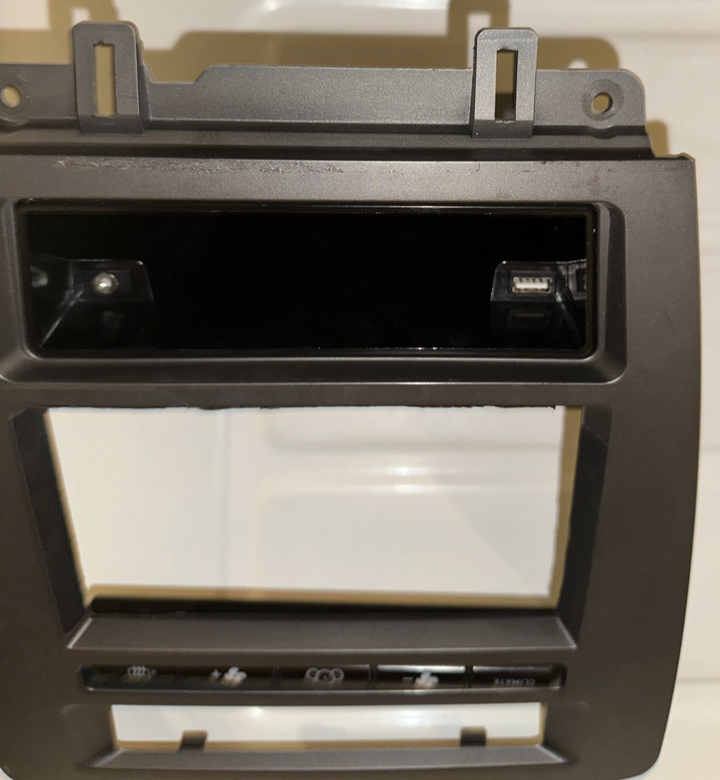 2010-2014 Ford Mustang iDatalink Radio Bezel Double Den W/ Climate Control OEM