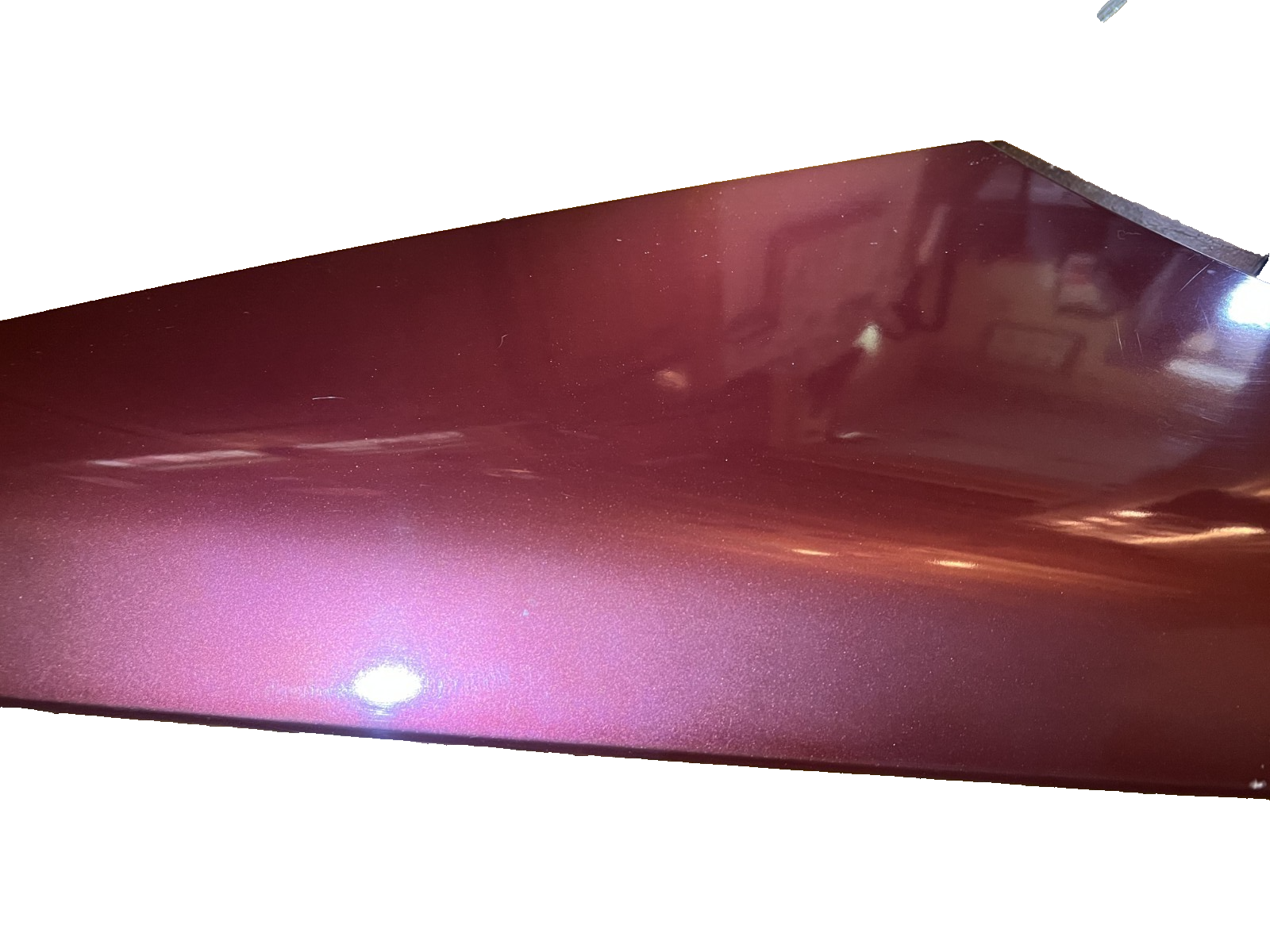 99-04 Ford Mustang Coupe Quarter Window Sail Panels Dark Red LH RH Pair OEM