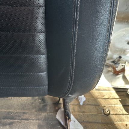 10-14 Ford Mustang Front Right RH Passenger Black Upper Seat Back Leather OEM