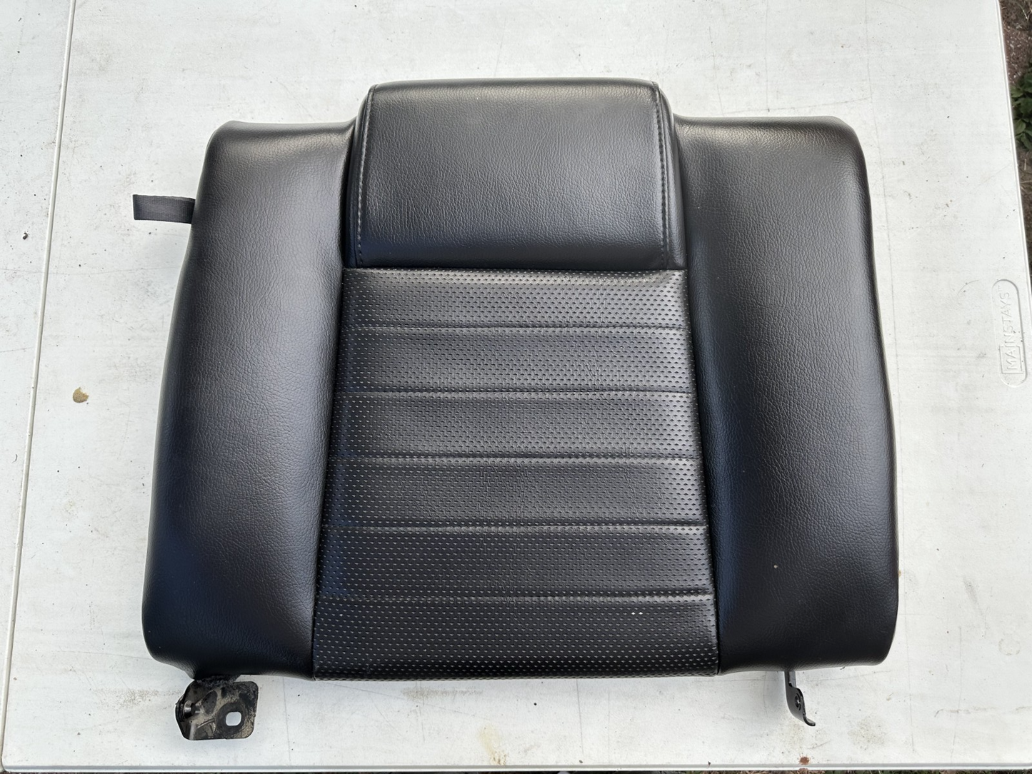 05-09 Ford Mustang Charcoal Black GT Leather Rear Seat Complete W/ Brackets OEM