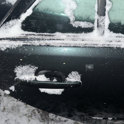 02-06 Toyota Camry Rear Right Passenger Exterior Door Complete Dark Green OEM