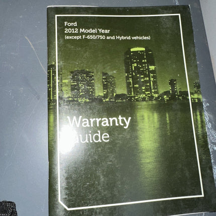 10-14 Ford Mustang Owner’s Manual With Book Guide OEM - From 2012 Mustang