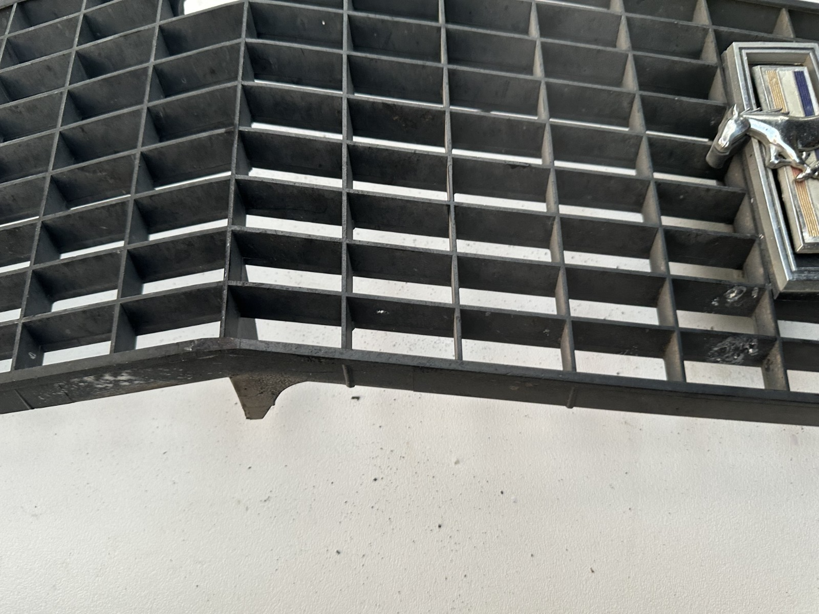 1969 OEM Ford Mustang Grille Black Original Ford W/ Bracket