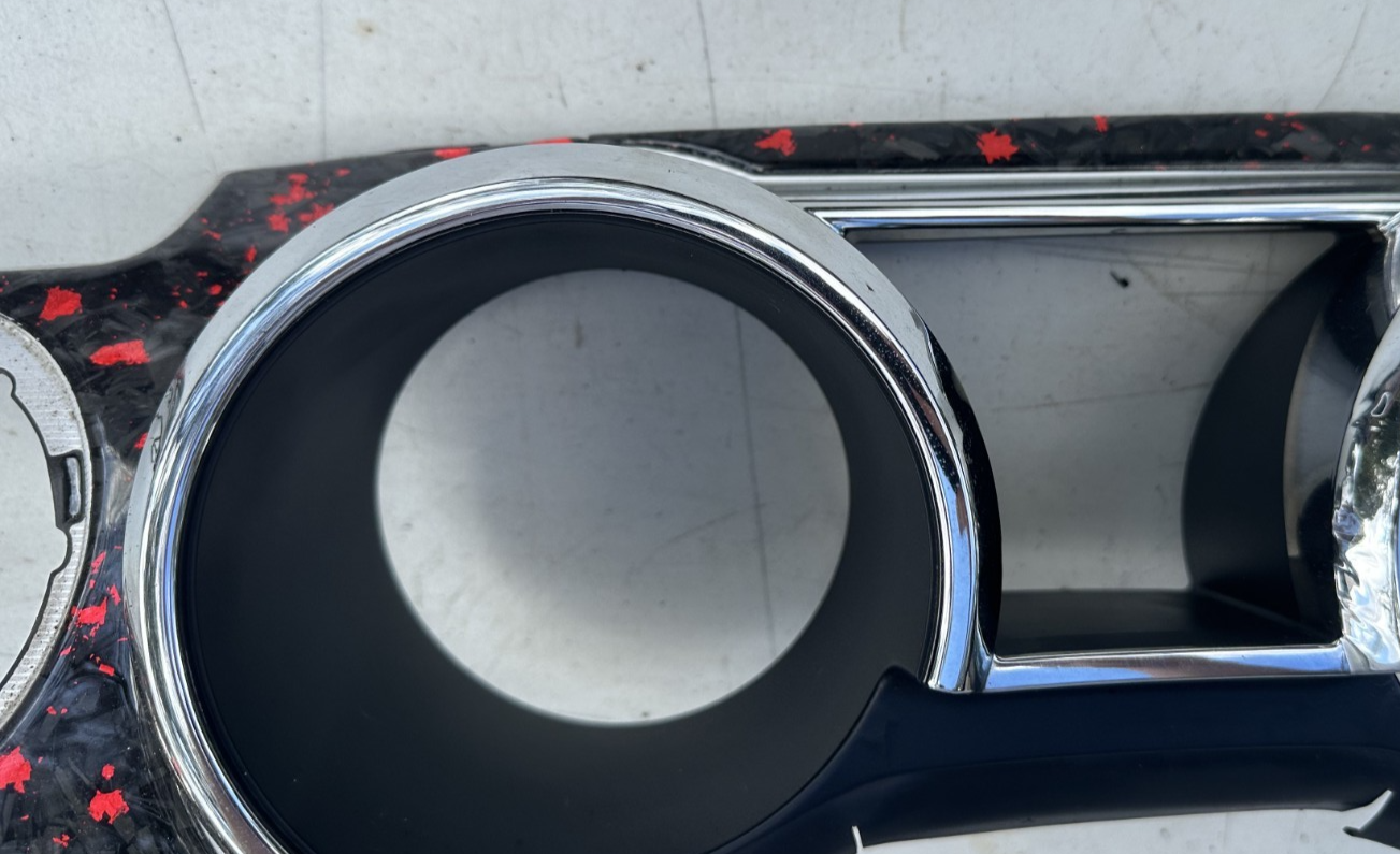 05-09 Ford Mustang Premium Forged Carbon Overlay Dash Trim Bezel Trim Set OEM