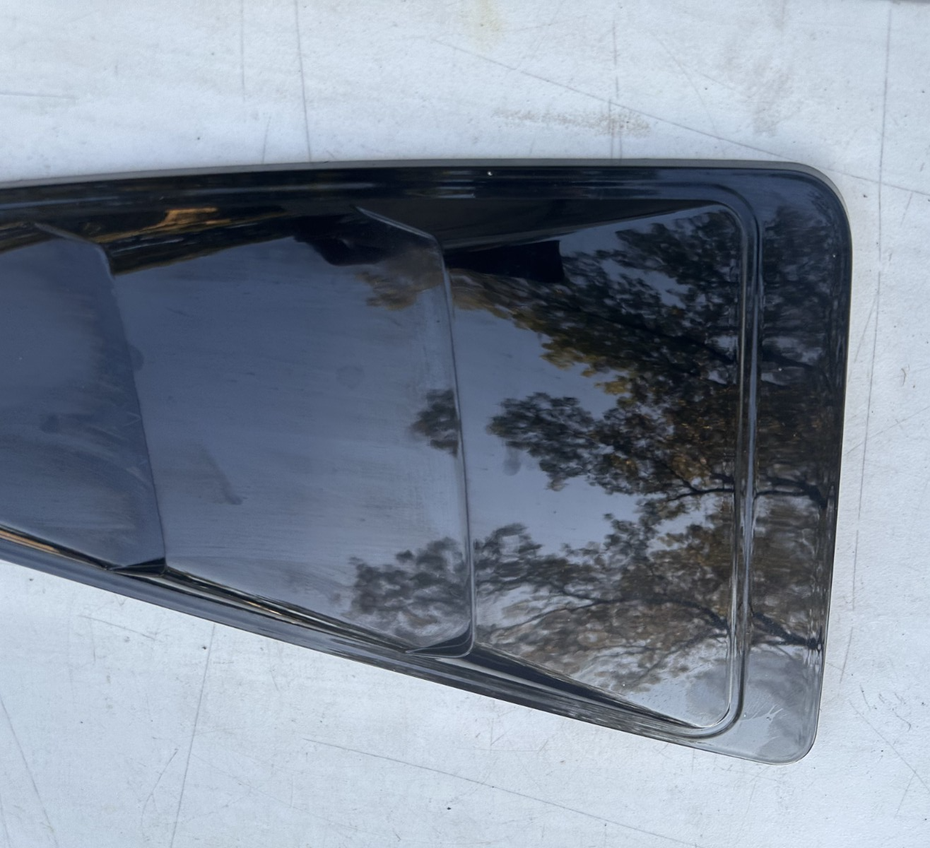 05-14 Ford Mustang SpeedForm Quarter Window Louvers Gloss Black Pair RH & LH