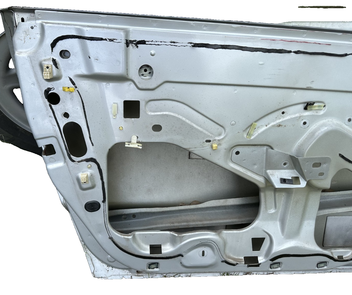 05-09 Ford Mustang Coupe Door Shell Silver Paint Code TL W/ Stripe OEM LH Driver