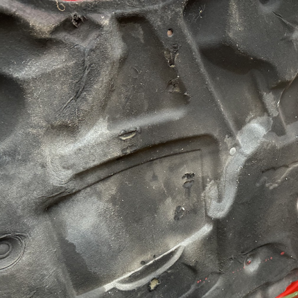 05-09 Ford Mustang Bright Red Hood Front W/ Hood Liner OEM