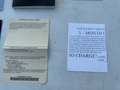 05-09 Ford Mustang Owner’s Manual With Book & Sticker OEM - From 2007 Mustang